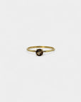 Anello quarzo fumè