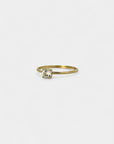 White topaz ring