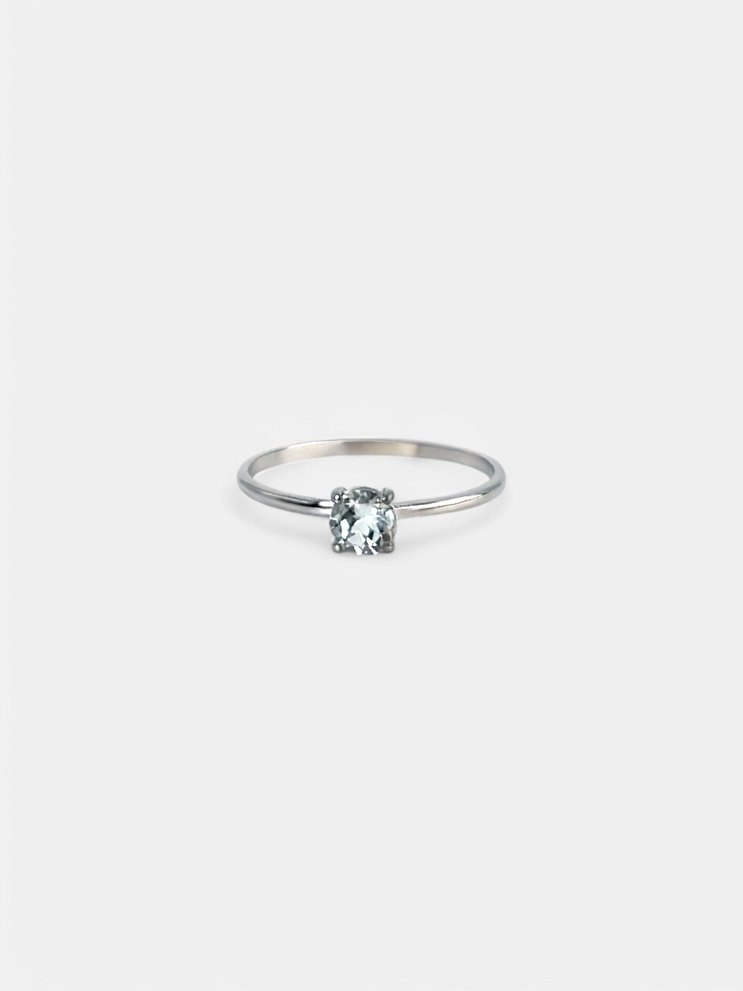 Anello acquamarina