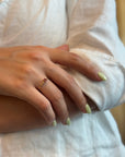 Anello tormalina rosa