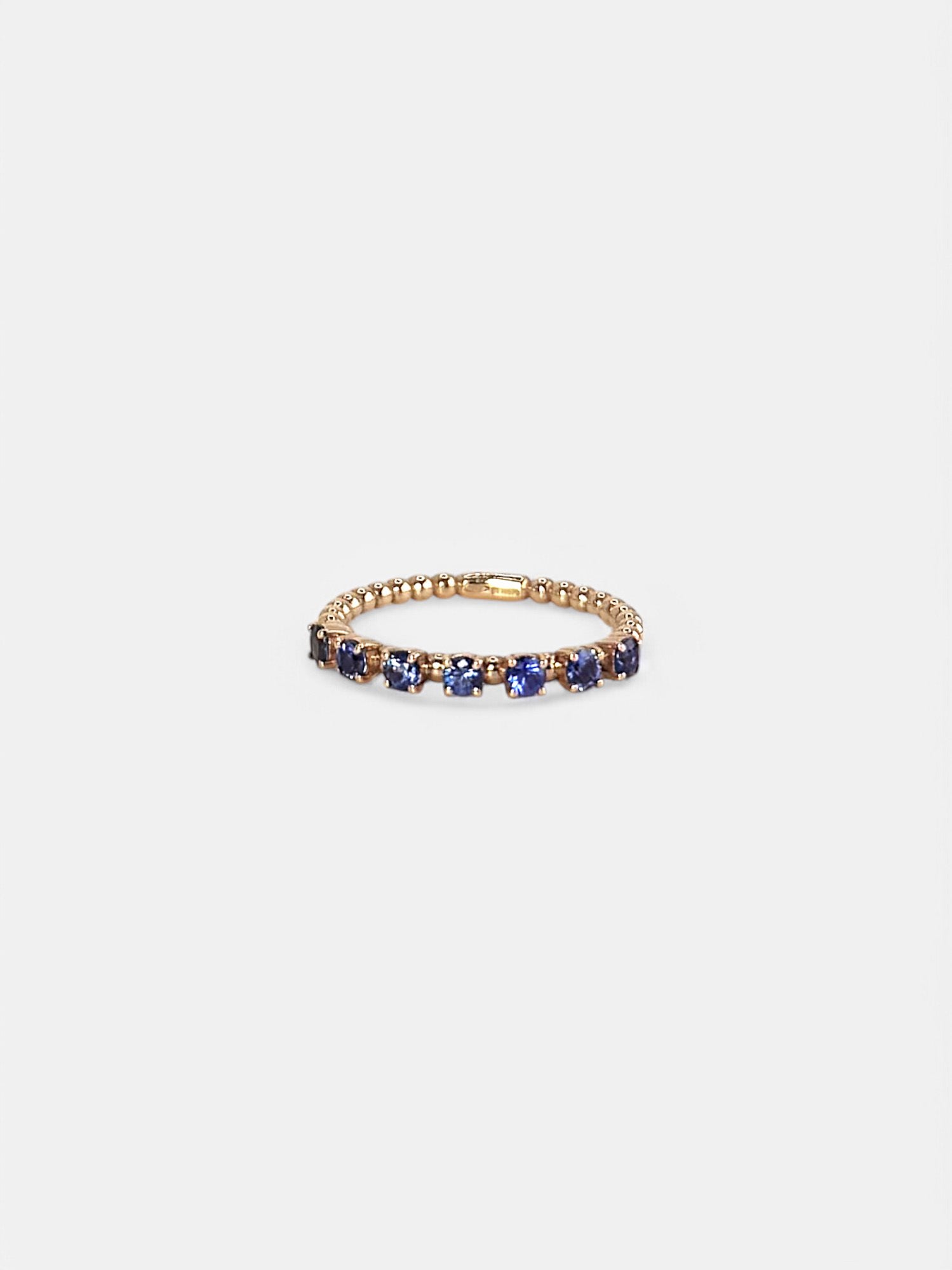 Anello zaffiri blu