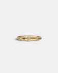 Constellation yellow gold ring with three diamonds