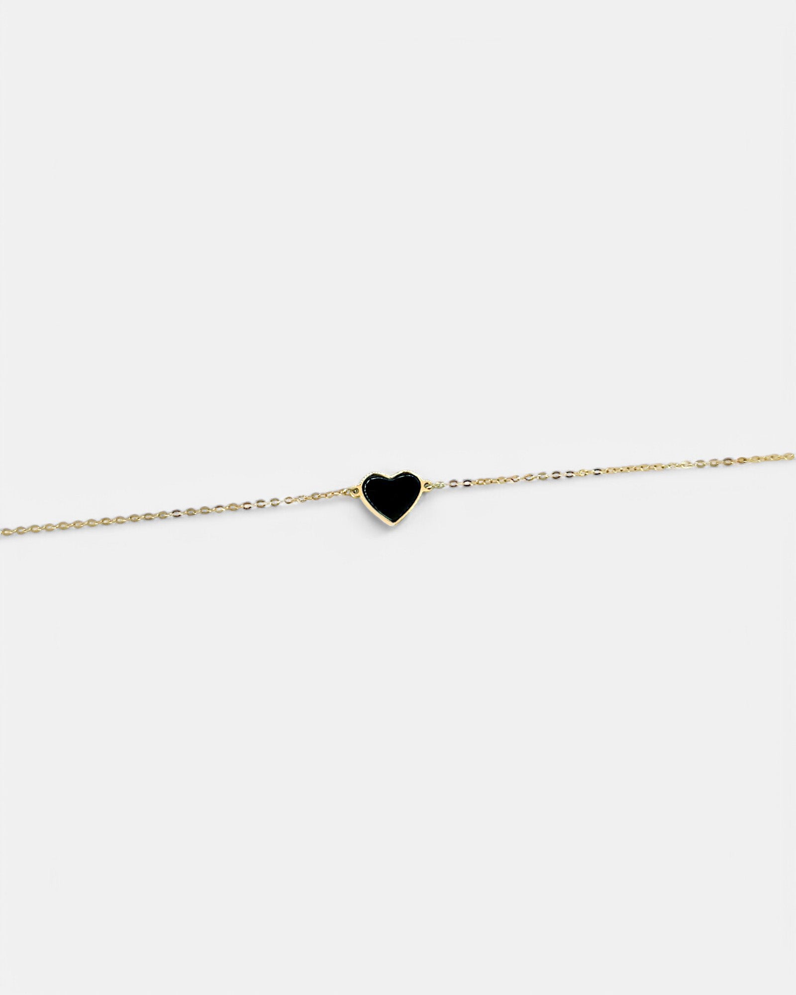 Bracciale cuore in onice