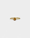 Anello quarzo citrino