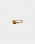 Anello quarzo citrino