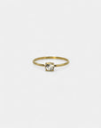 White topaz ring