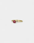 Anello tormalina rosa