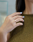 Anello in oro giallo con perla naturale
